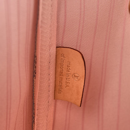 Louis Vuitton Damier Azur Neo Neverfull MM Rose Ballerine 7 of 9