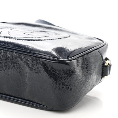 Gucci Vernice Naplack Small Soho Disco Bag Uniform Blue 10 of 11