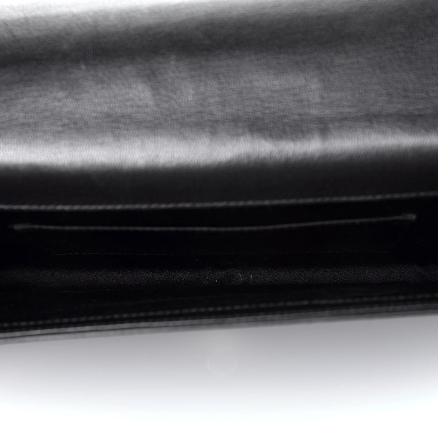 Goatskin Large Belle De Jour Clutch Black