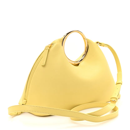Jacquemus Calfskin Le Calino Ring Top Handle Bag Pale Yellow 3 of 13