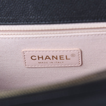 Chanel Grained Calfskin Quilted Cuba Flap Black 6 of 10