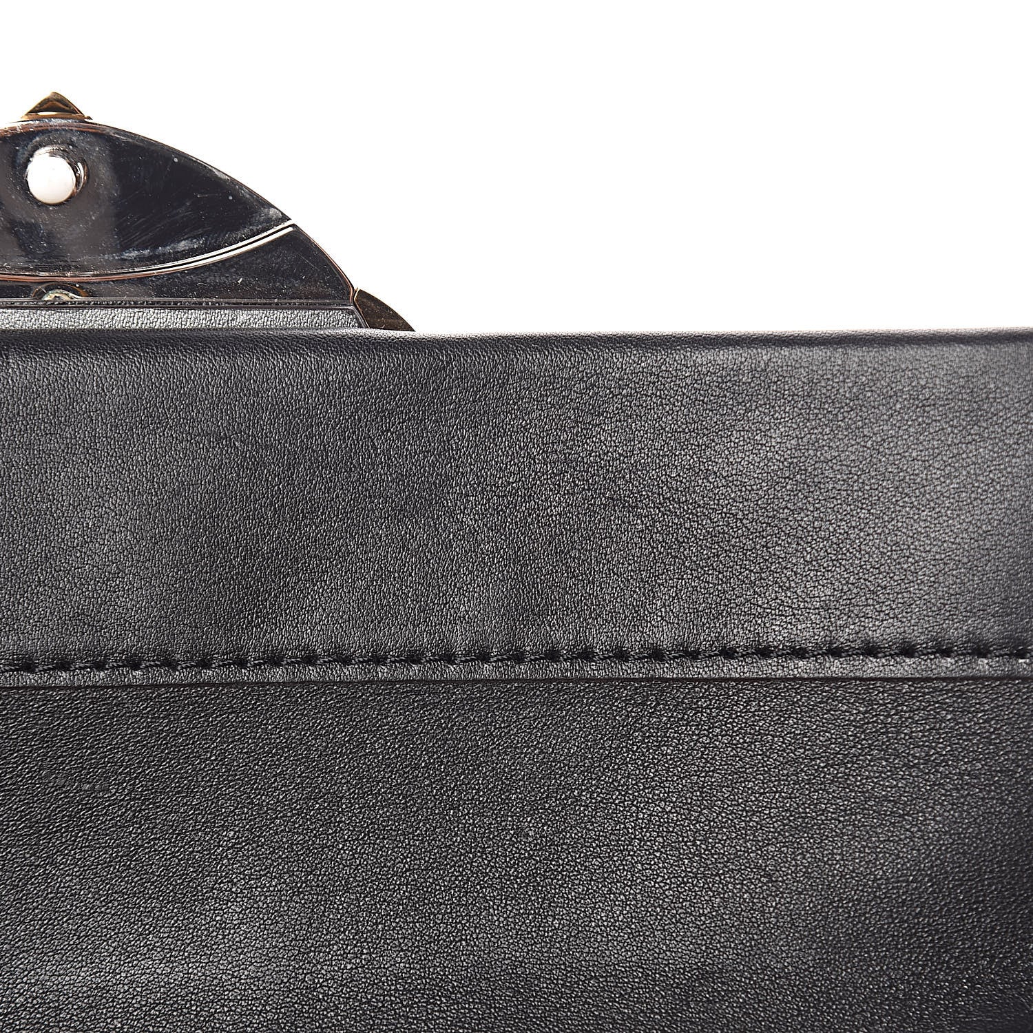Louis Vuitton Calfskin Reverse Monogram Column Clutch 7 of 11