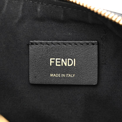 Fendi Vitello Grace Matte Medium Fendigraphy Hobo Bag Black 6 of 13
