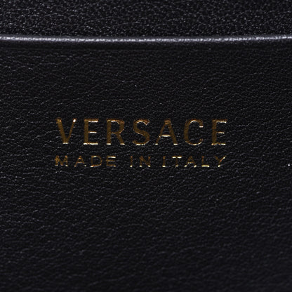 Versace Calfskin Medusa Compact Zip Around Wallet Black 6 of 8