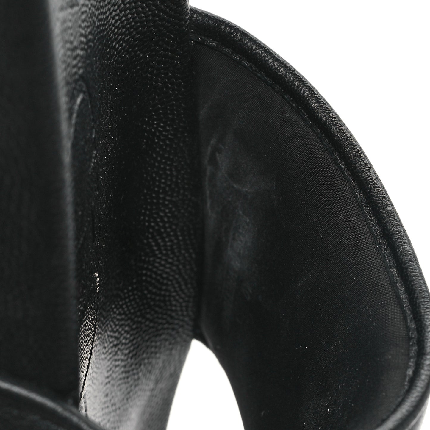 Nappa Embossed Logo Azari Slide Sandals 40 Black