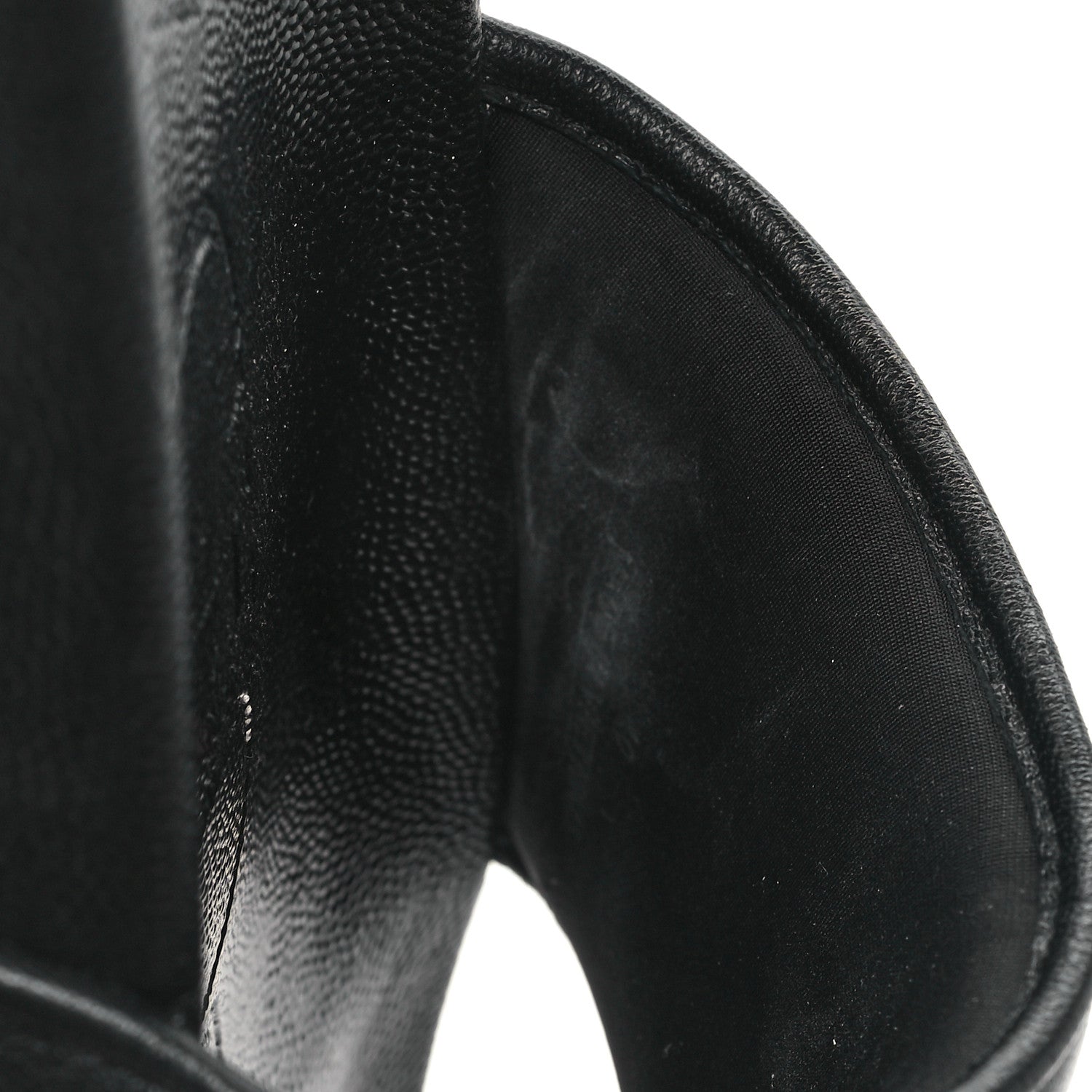 Jimmy Choo Nappa Embossed Logo Azari Slide Sandals 40 Black 9 of 10
