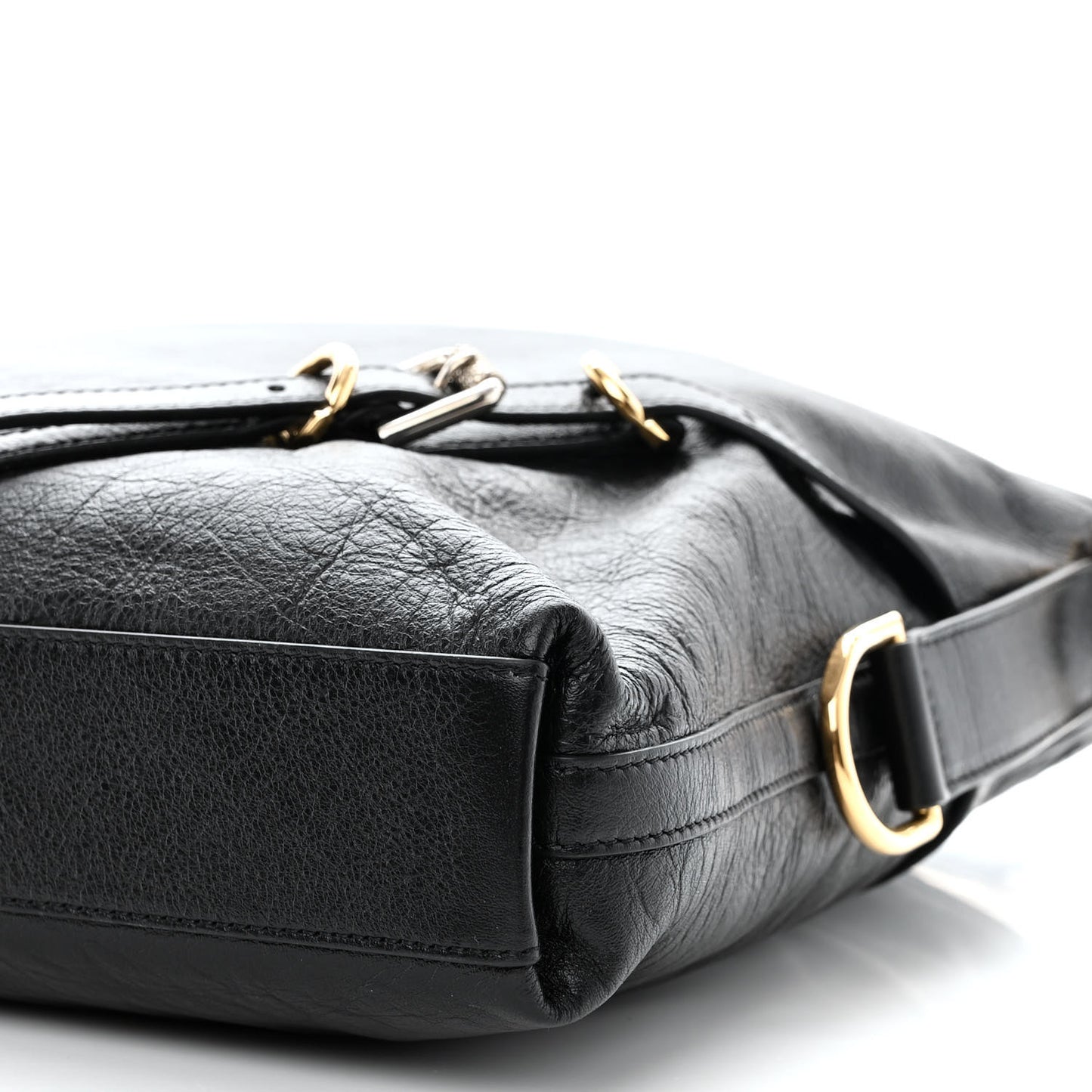 Calfskin Medium Voyou Bag Black