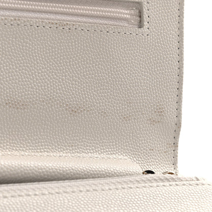 Chanel Caviar Quilted Wallet On Chain WOC White 11 of 11