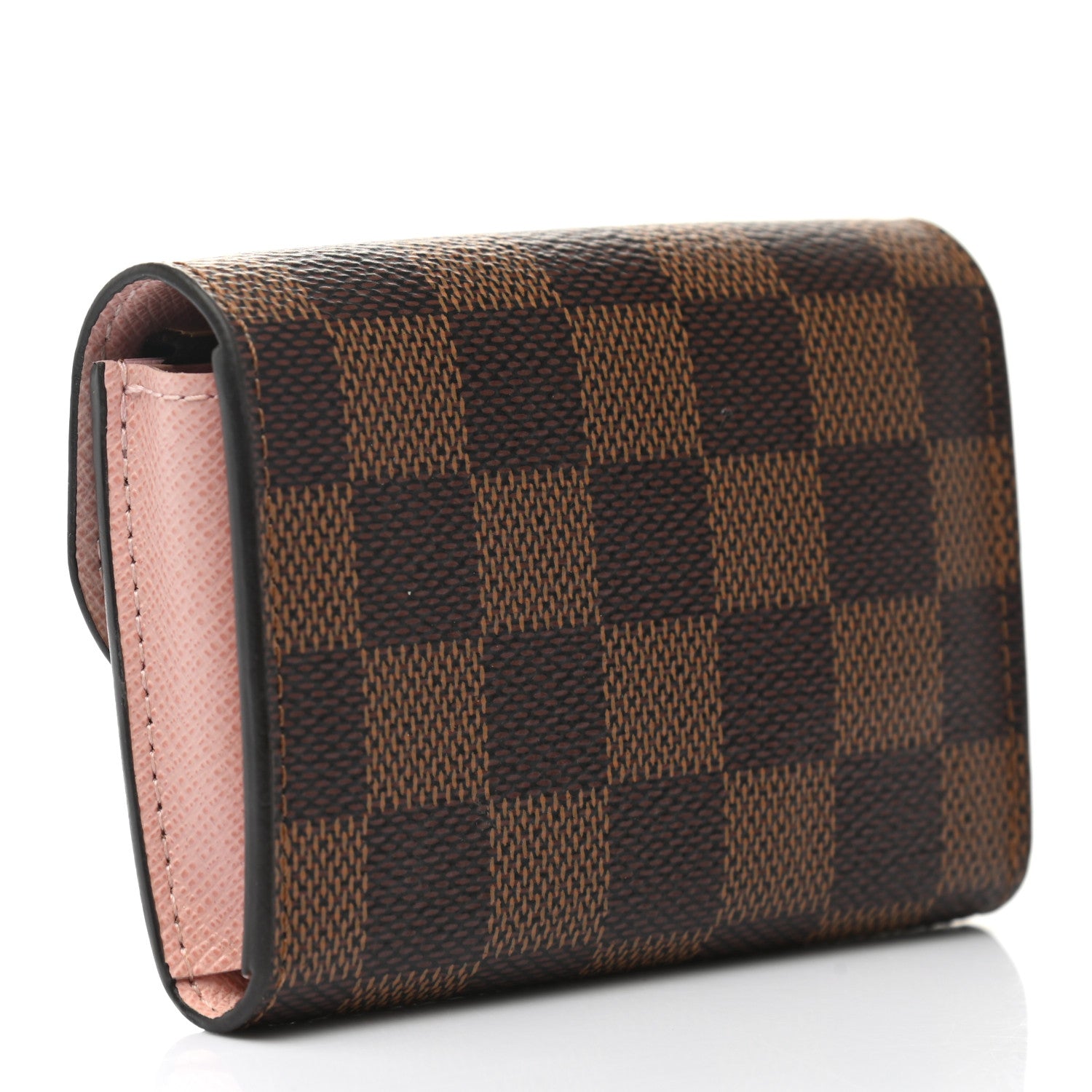 Louis Vuitton Damier Ebene Rosalie Coin Purse Rose Ballerine 3 of 7
