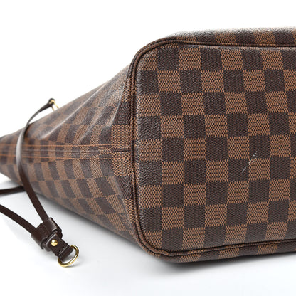 Louis Vuitton Damier Ebene Neo Neverfull MM Rose Ballerine 13 of 16