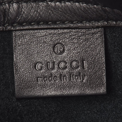 Gucci Calfskin Coco Capitan Logo Drawstring Backpack Black 8 of 9