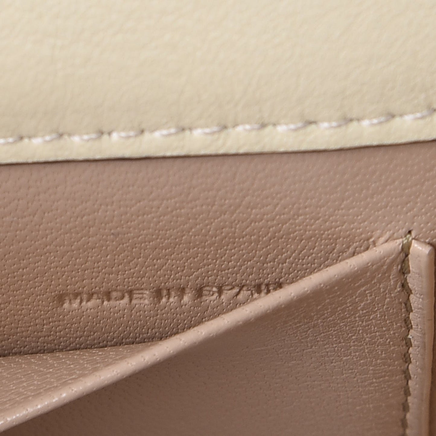 Calfskin Small Nile Bracelet Minaudiere Bag Off White