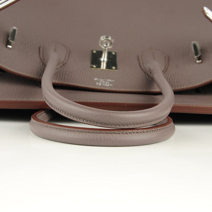 Hermes Togo Birkin 35 Etain 13 of 16