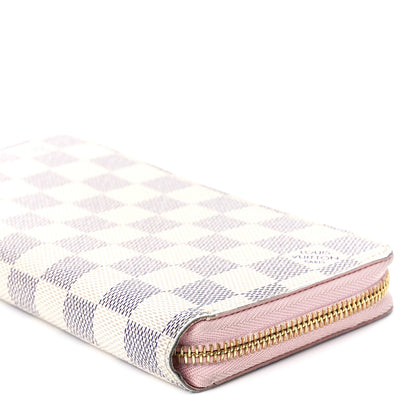 Louis Vuitton Damier Azur Zippy Wallet Rose Ballerine 9 of 10