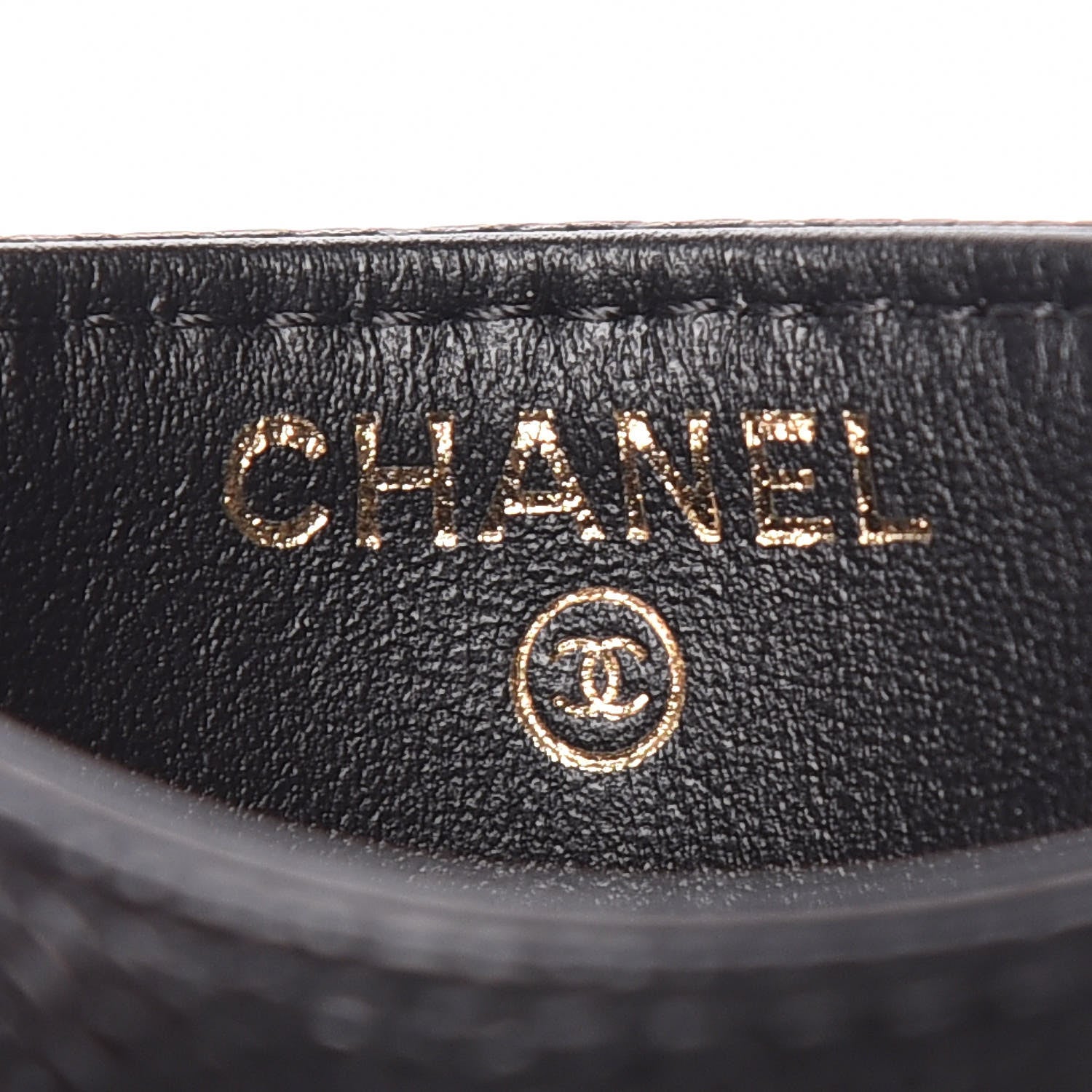Chanel Caviar Quilted Filigree Card Holder Black 7 of 10