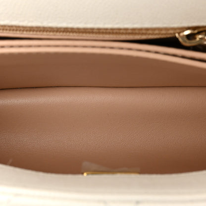 Chanel Caviar Quilted Mini Coco Handle Flap White 5 of 10