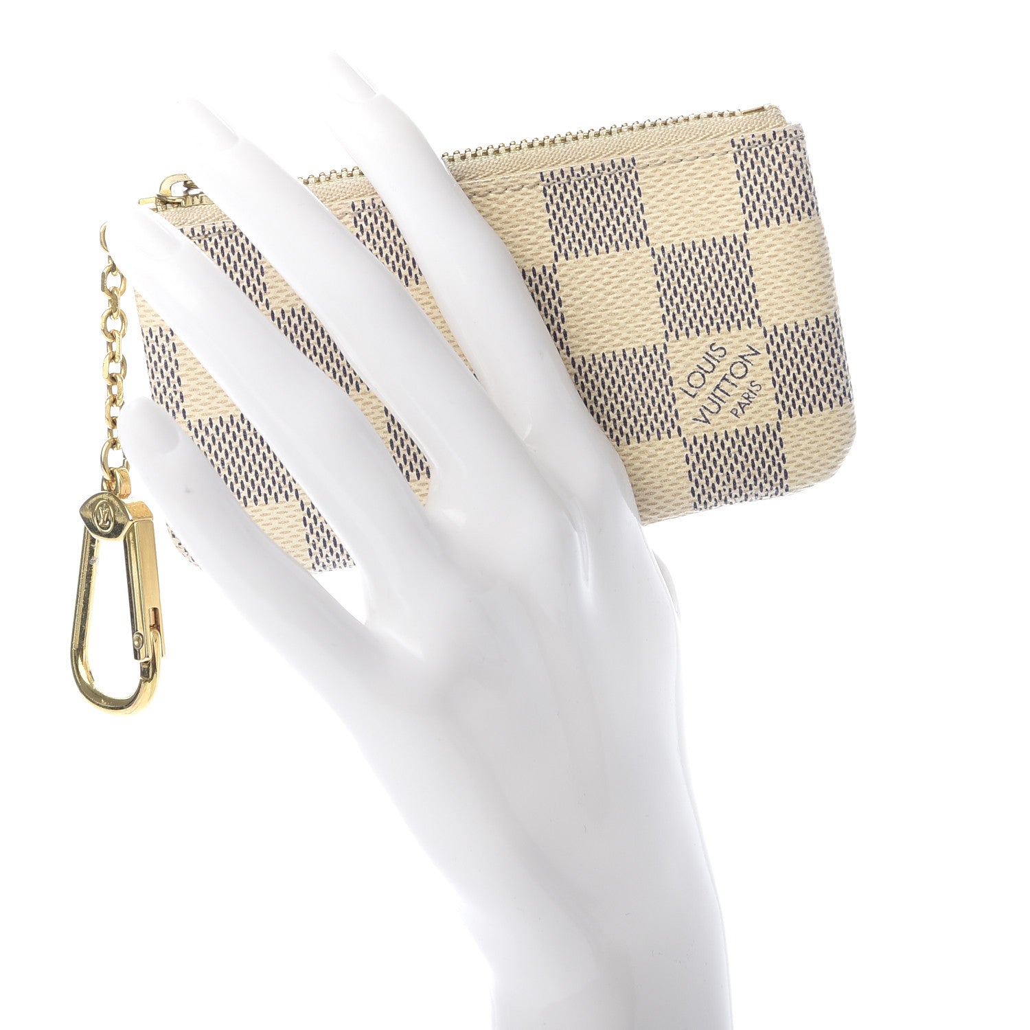 Louis Vuitton Damier Azur Key Pouch 2 of 6