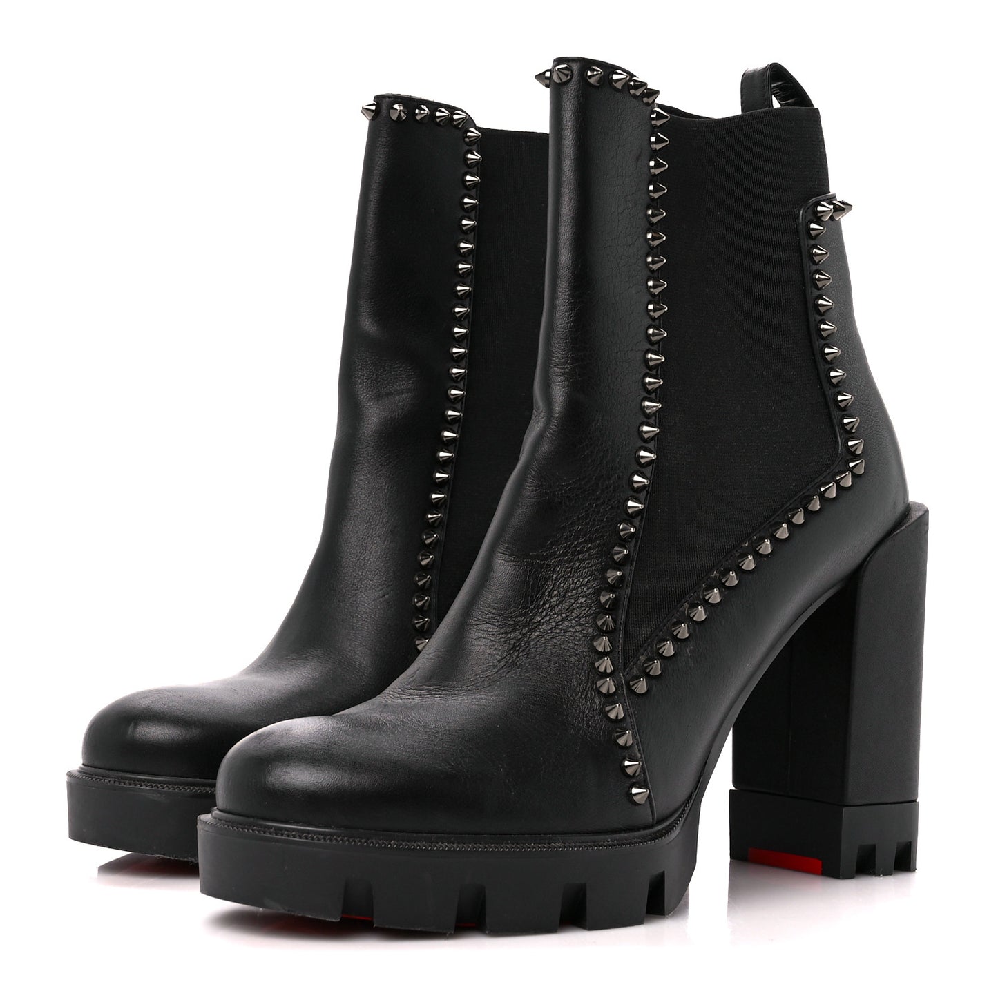 Nappa Out Line Spike Lug 100 Boots 38.5 Black