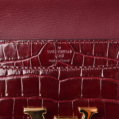 Louis Vuitton Alligator Chain Louise GM 917 8 of 10