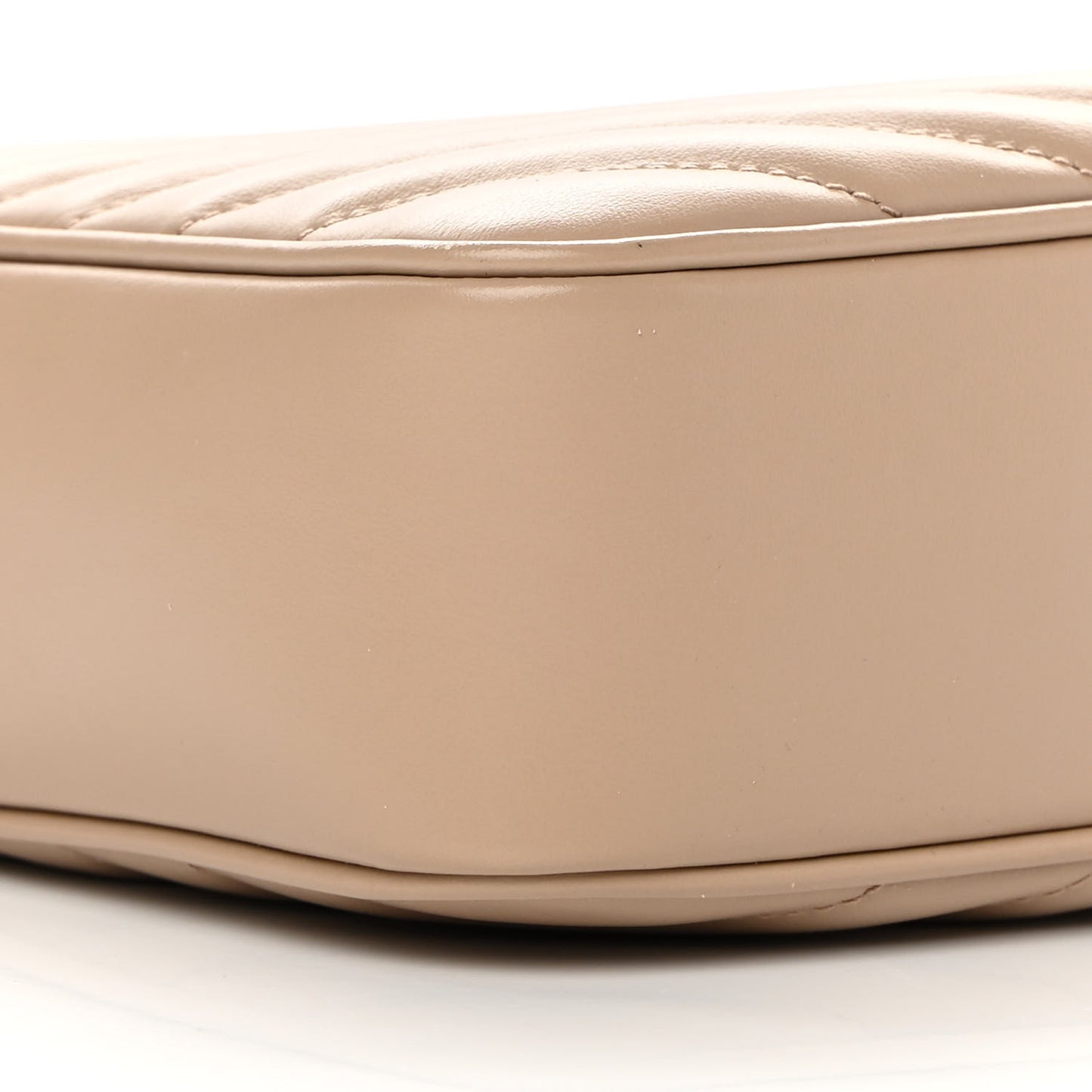 Calfskin Matelasse Monogram Lou Camera Bag Dark Beige
