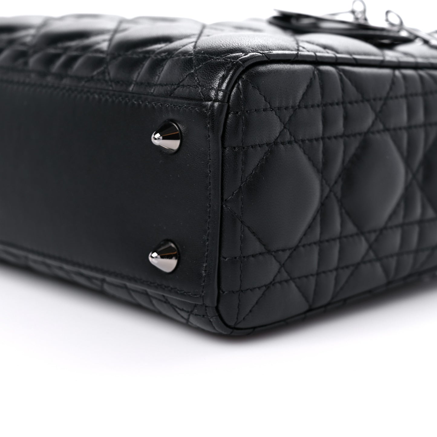 Lambskin Cannage Small My ABCDior Lady Dior Black