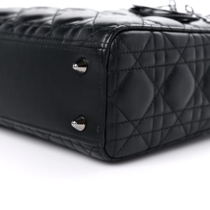 Christian Dior Lambskin Cannage Small My ABCDior Lady Dior Black 8 of 10