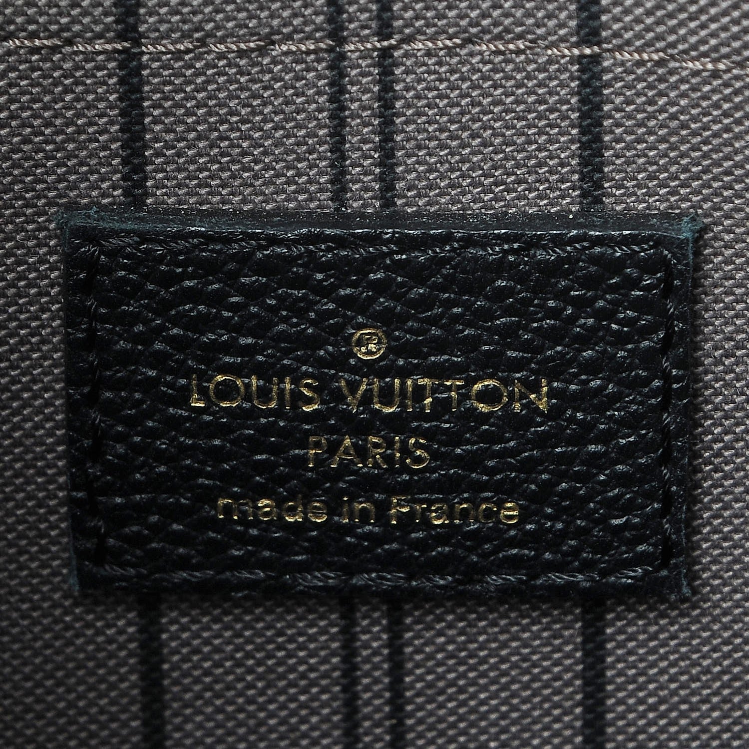 Louis Vuitton Empreinte Montaigne MM Black 7 of 8