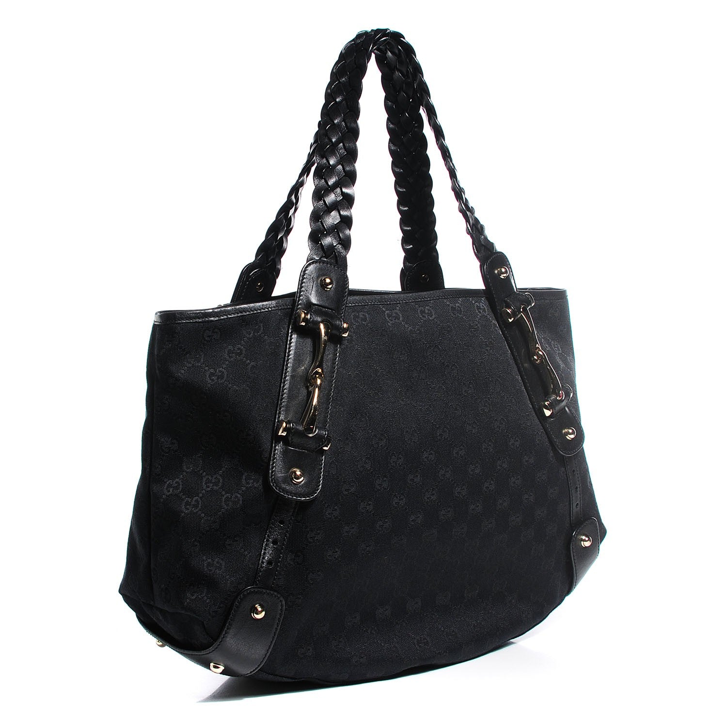 Gucci Monogram Medium Pelham Shoulder Bag Black 3 of 7