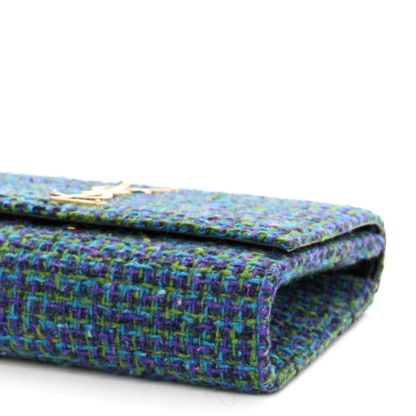 Tweed Small Monogram Kate Satchel Multicolor