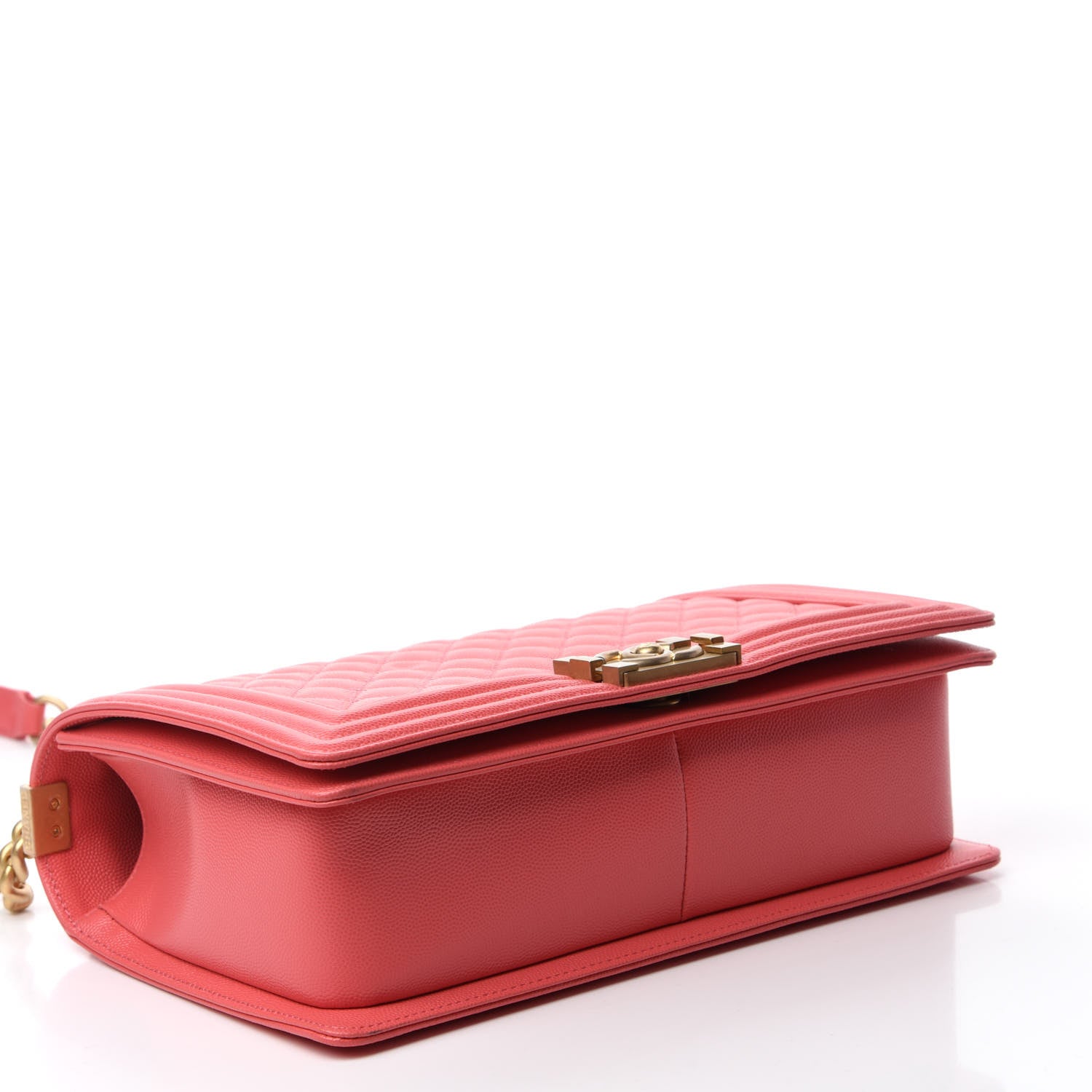 Chanel Caviar Quilted New Medium Boy Flap Pink 4 of 10