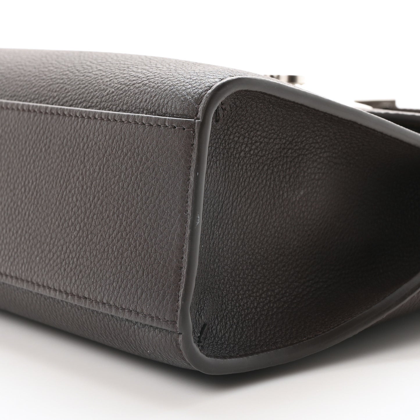Calfskin Hug Messenger Bag Testa Di Moro