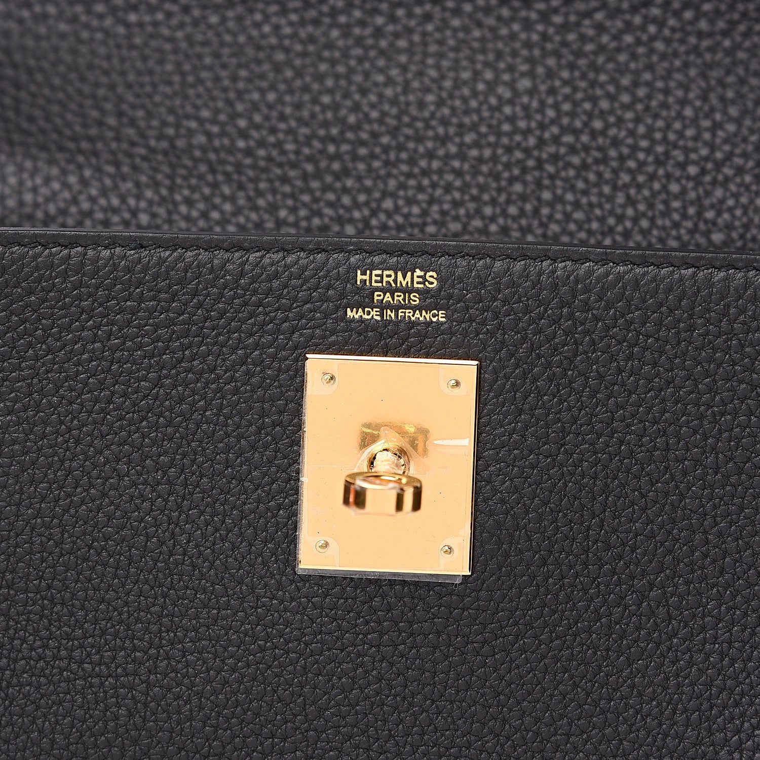 Hermes Togo Kelly Retourne 28 Black 7 of 9