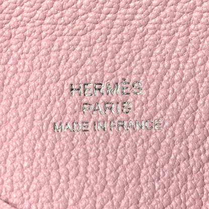 Hermes Chevre Mysore Calvi Card Case Rose Sakura 6 of 8