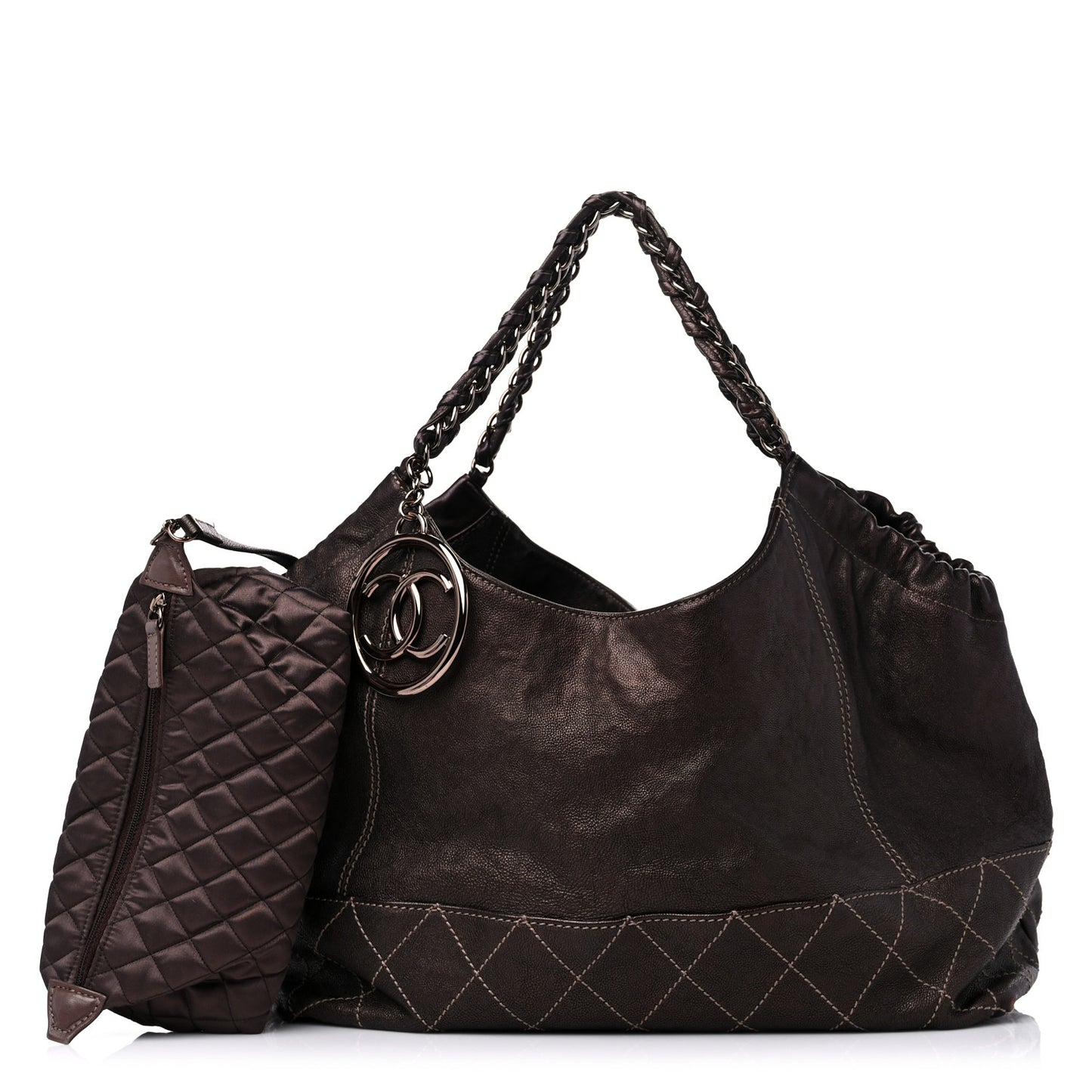 Metallic Calfskin Baby Coco Cabas Bronze