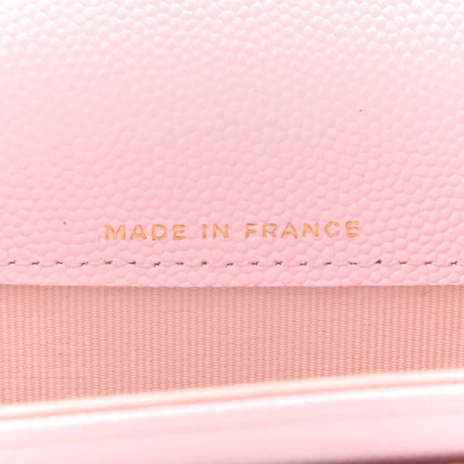 Chanel Caviar Quilted Flap Card Holder Wallet Light Pink 7 of 10