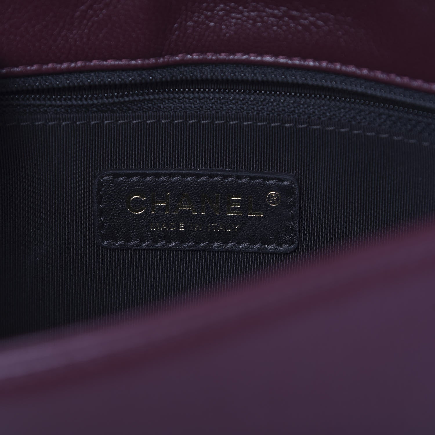 Chanel Sheepskin Quilted Vintage Mademoiselle Flap Dark Red 6 of 11