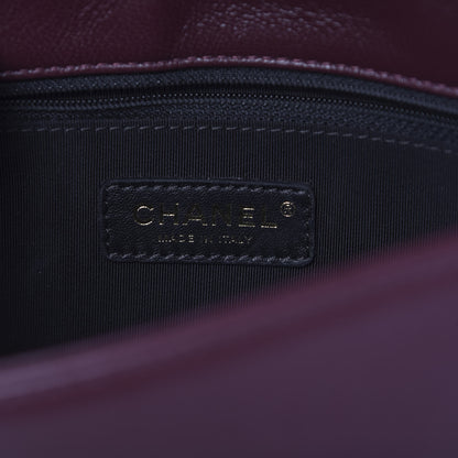 Chanel Sheepskin Quilted Vintage Mademoiselle Flap Dark Red 6 of 11