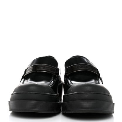 Christian Dior Brushed Calfskin Dior Code Lug Sole Platform 35mm Loafers 36 Black 2 of 10