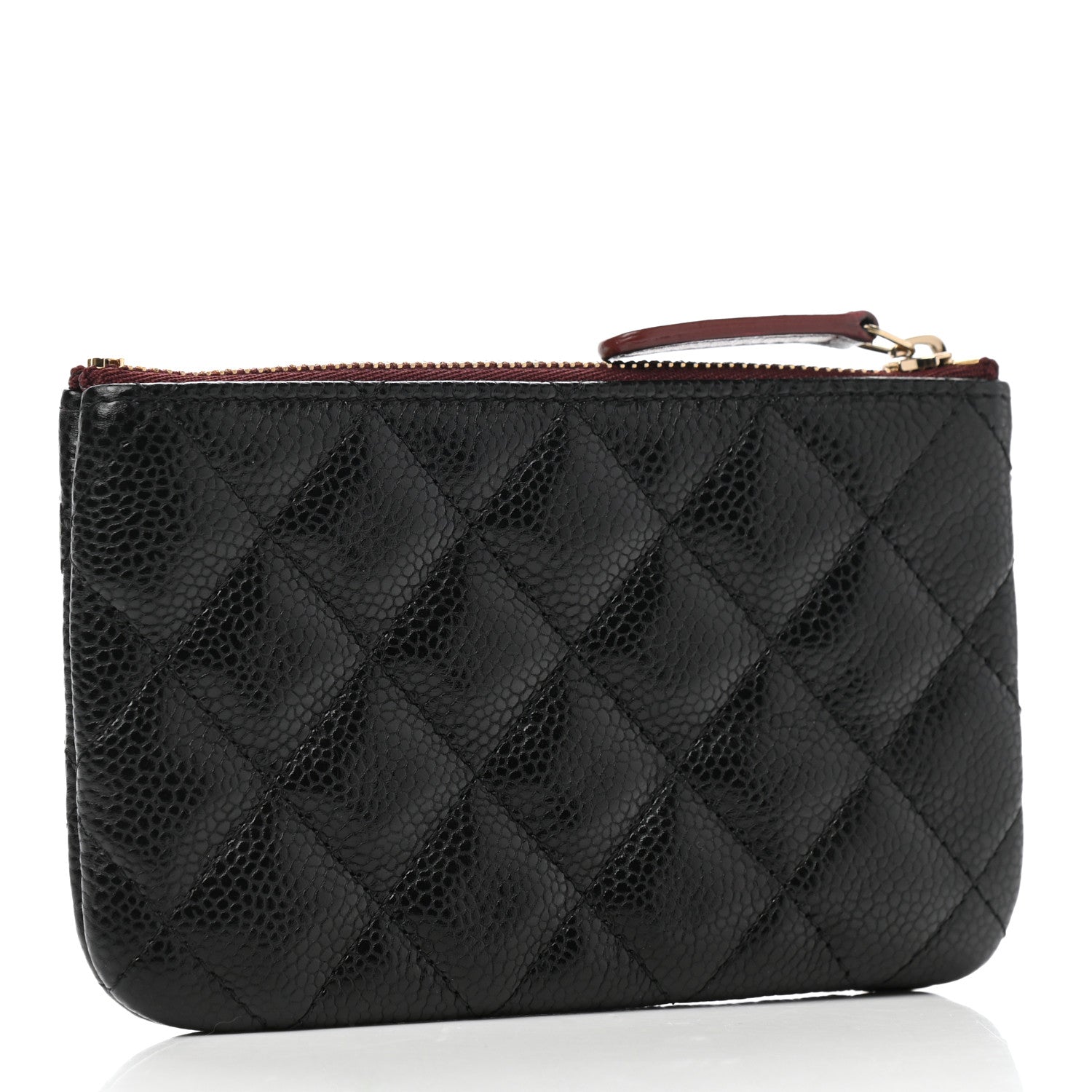 Chanel Caviar Quilted Small Cosmetic Case Black 3 of 8