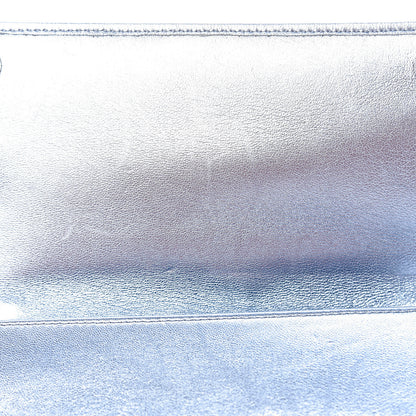Prada Metallic Nappa Mini Impunture Diagramme Chain Crossbody Bag Pervinca Mordor 7 of 12