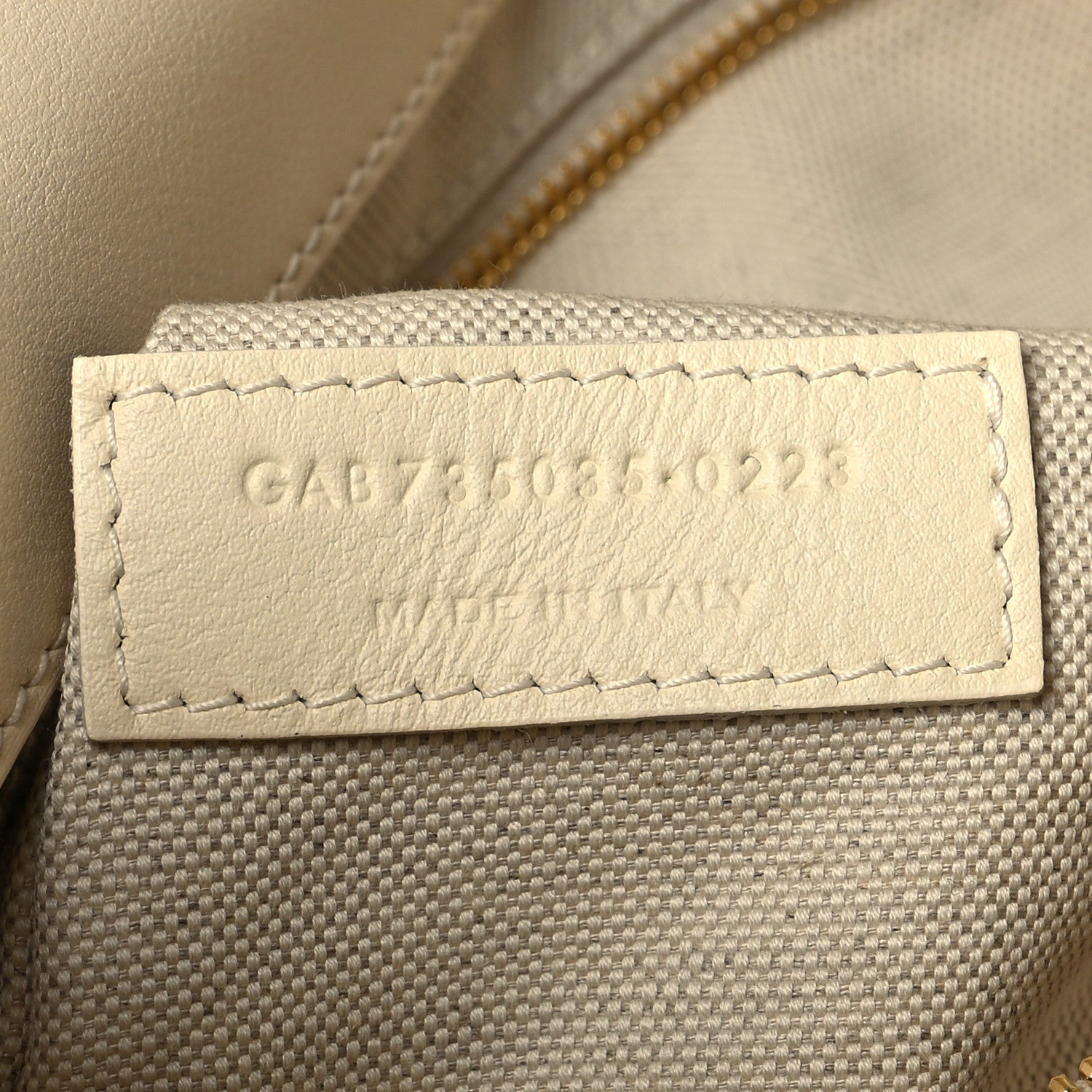 Saint Laurent Terry Patchwork Monogram Medium Jamie Tropical Sand 7 of 10