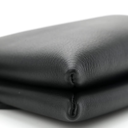 The Row Matte Grained Calfskin Mini Nu Twin Bag Black 8 of 9