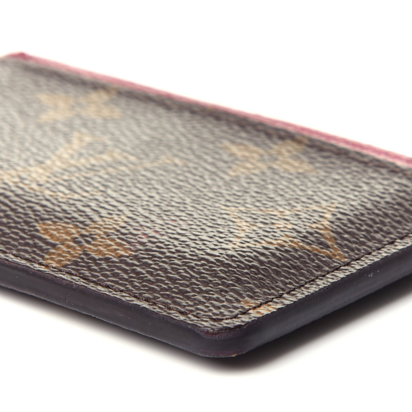 Monogram Card Holder Fuchsia