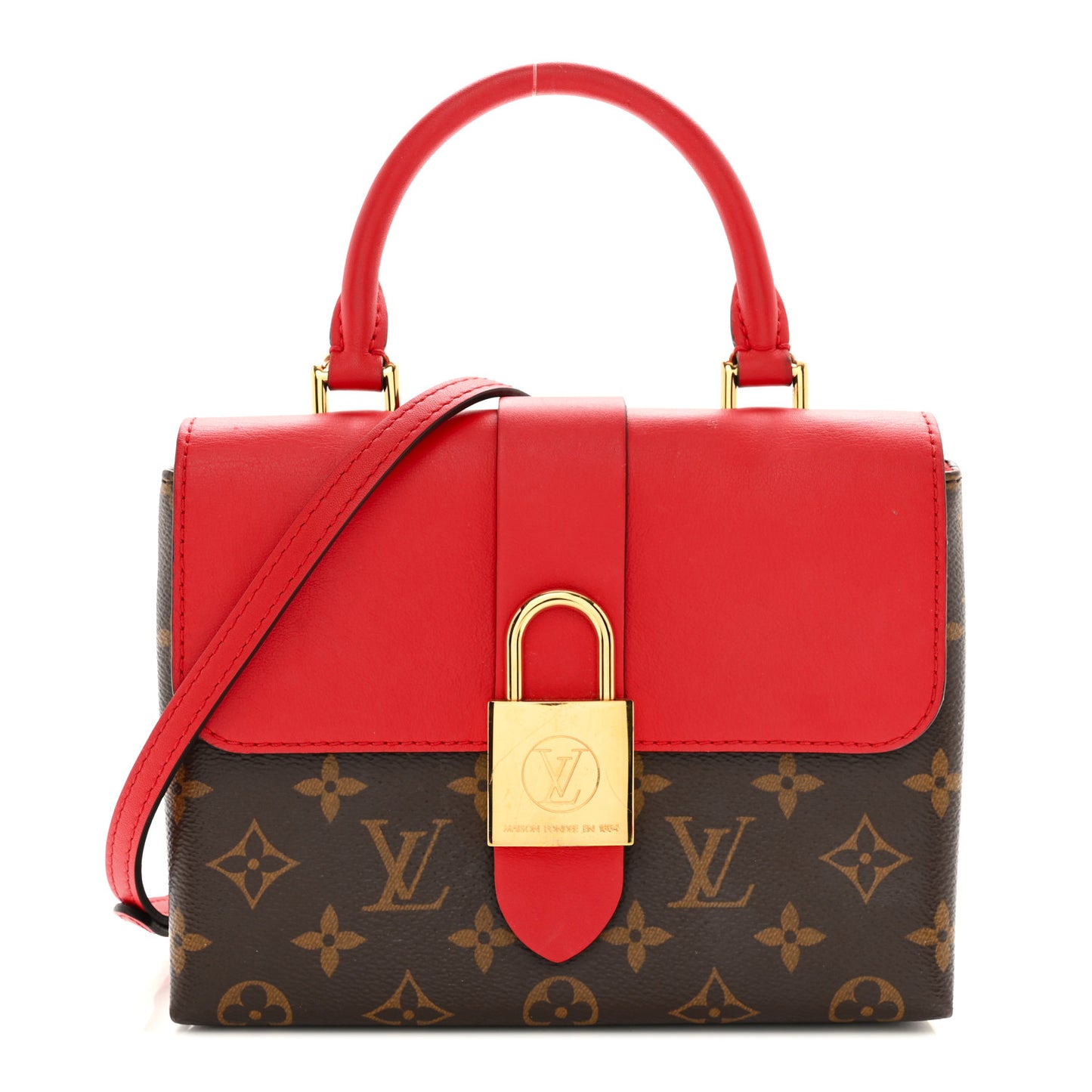 LOUIS VUITTON Monogram Locky BB Coquelicot