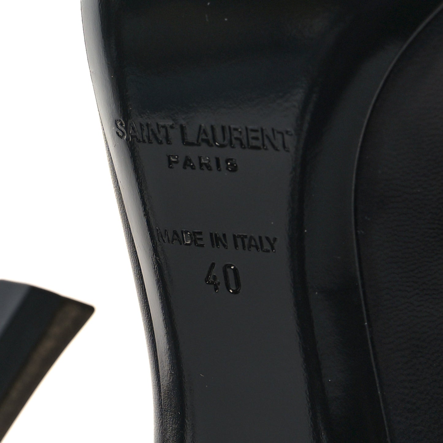 Calfskin Opyum 110 Pumps 40 Black