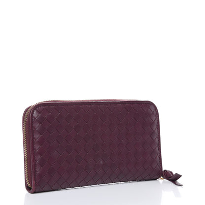 Bottega Veneta Nappa Intrecciato Zip Around Wallet Opera 3 of 13