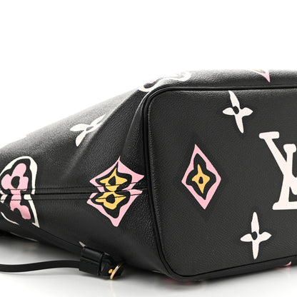 Louis Vuitton Monogram Giant Wild At Heart Neverfull MM Black 9 of 10