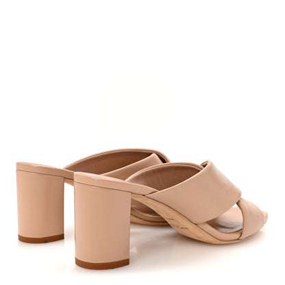 Saint Laurent Calfskin LouLou 70 Mules 36 Nude 5 of 10