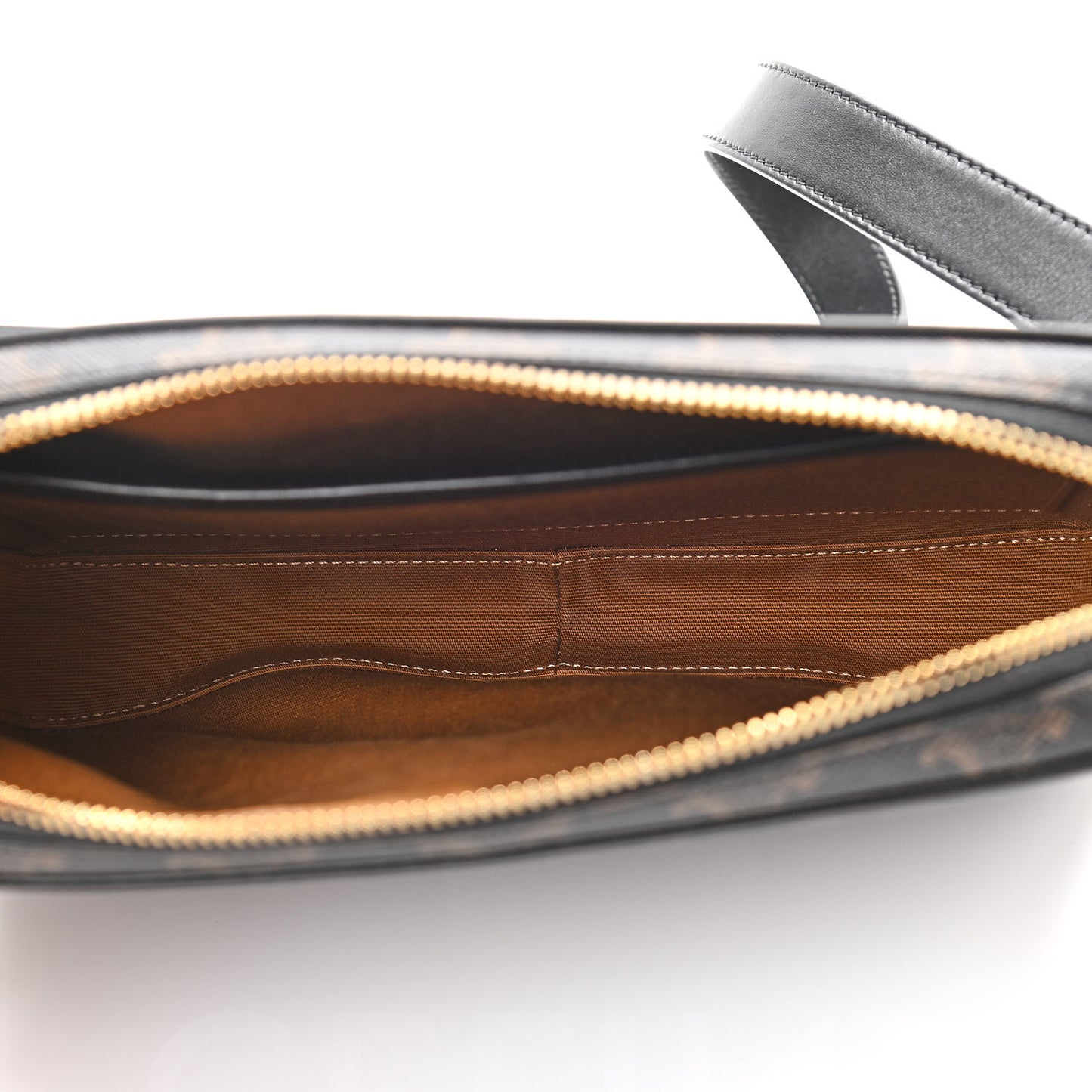 Triomphe Canvas Medium Messenger Bag Black