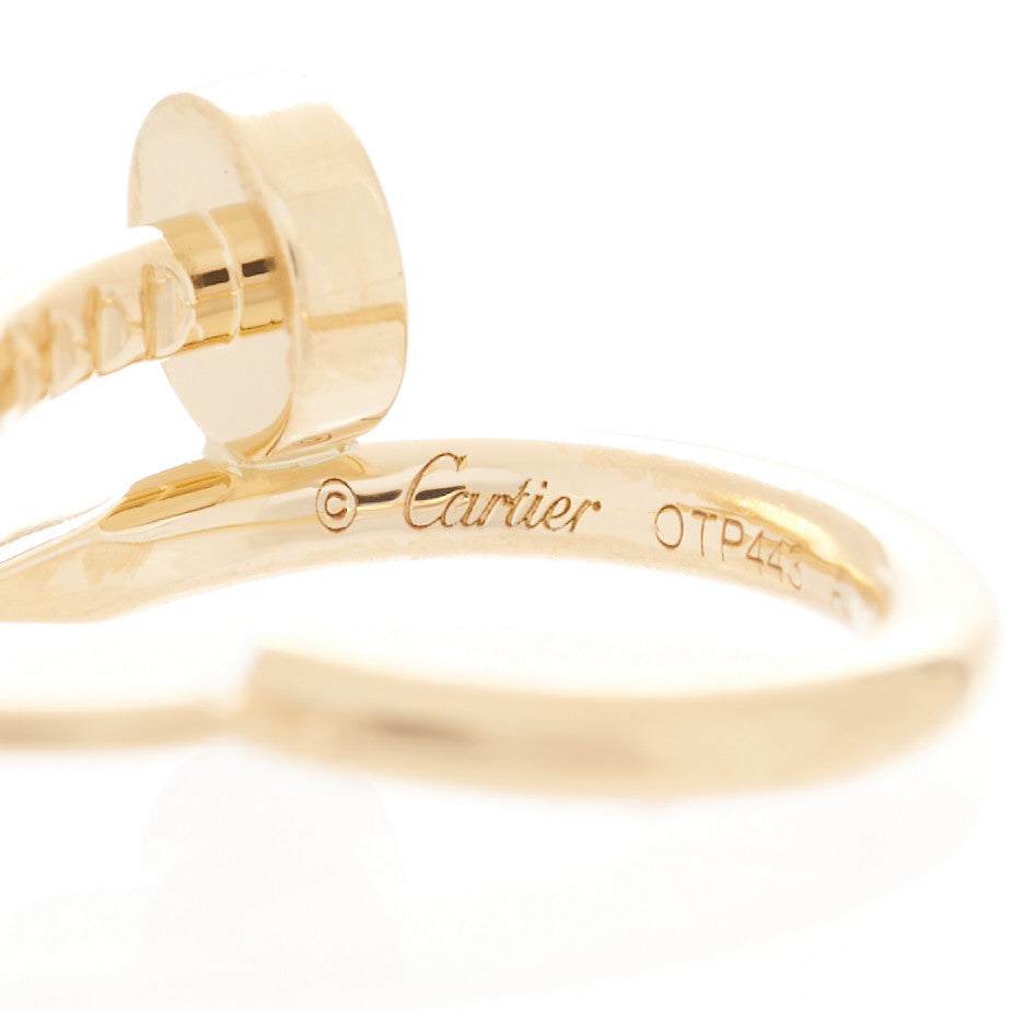 Cartier 18K Yellow Gold Juste Un Clou Single Hoop Earring 4 of 7